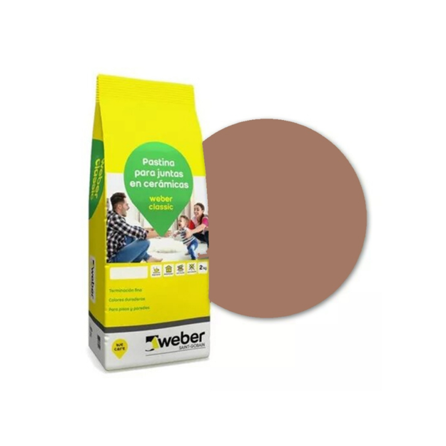 Imagen de Pastina weber classic juntas 2kg Ferrico