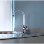 Imagen de Pico unitario mesada cromo/cristal FIENZA