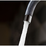 Imagen de Pico unitario mesada cromo/cristal FIENZA