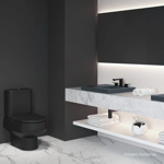 Imagen de Sifón botella Negro Brillante lavatorio Deca