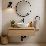 Imagen de Sifón botella Negro Brillante lavatorio Deca