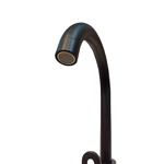 Imagen de Grifería de Cocina Monocomando de Mesada Noar Pico Alto Negro Mate