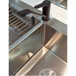 Imagen de Grifería de Cocina Monocomando de Mesada Noar Pico Largo Negro Mate