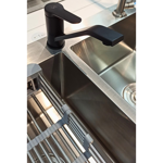 Imagen de Grifería de Cocina Monocomando de Mesada Noar Pico Largo Negro Mate