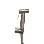 Imagen de Grifería de Ducha higiénica de pared satinada (Gatillo-flex-soporte) DMC