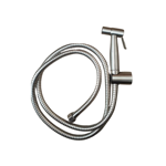 Imagen de Grifería de Ducha higiénica de pared satinada (Gatillo-flex-soporte) DMC