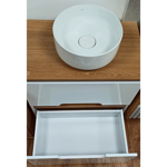 Imagen de Mueble de baño Suspendido Beatriz 60 cm Blanco con Catedral con bacha