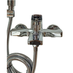 Imagen de Grifería de ducha Monocomando de pared Chronos Cromado Brillante