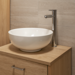 Imagen de Grifería de lavatorio Monocomando Alto de mesada Milano Cromado Brillante