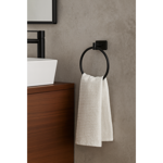 Imagen de Toallero Aro Noar Negro Mate