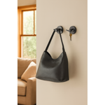 Imagen de Percha doble Milano Negro Mate GC