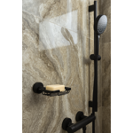 Imagen de Jabonera reja negro mate Milano Dmc