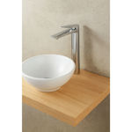 Imagen de Grifería de lavatorio Monocomando de mesada Alto Chronos Cromado