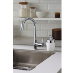 Imagen de DISPENSADOR DE JABON DE MESA BLANCO