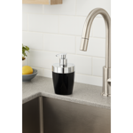 Imagen de DISPENSADOR DE JABÓN DE MESA NEGRO