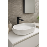 Imagen de Bacha de apoyo Oval 60x40 cm blanco brillante Deca