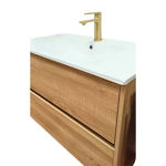 Imagen de Mueble de baño suspendido Oak 80 cm con bacha de loza