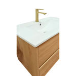 Imagen de Mueble de baño suspendido Oak 80 cm con bacha de loza