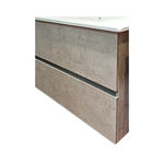 Imagen de Mueble de baño suspendido Gris Claro 60 cm con bacha de loza