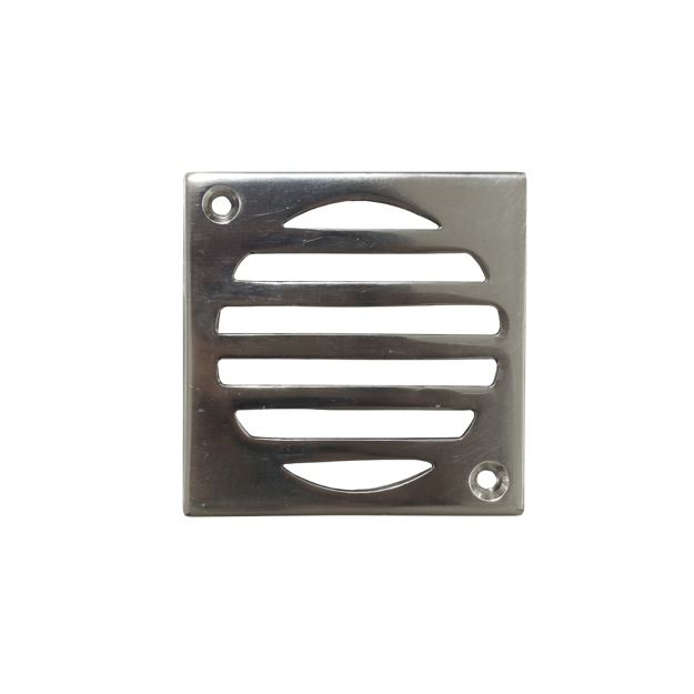 Imagen de Rejilla bronce cromada reposición reja 8,2x8,2 cm