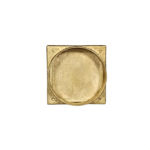 Imagen de Rejilla bronce pulida con base lisa 10x10 cm